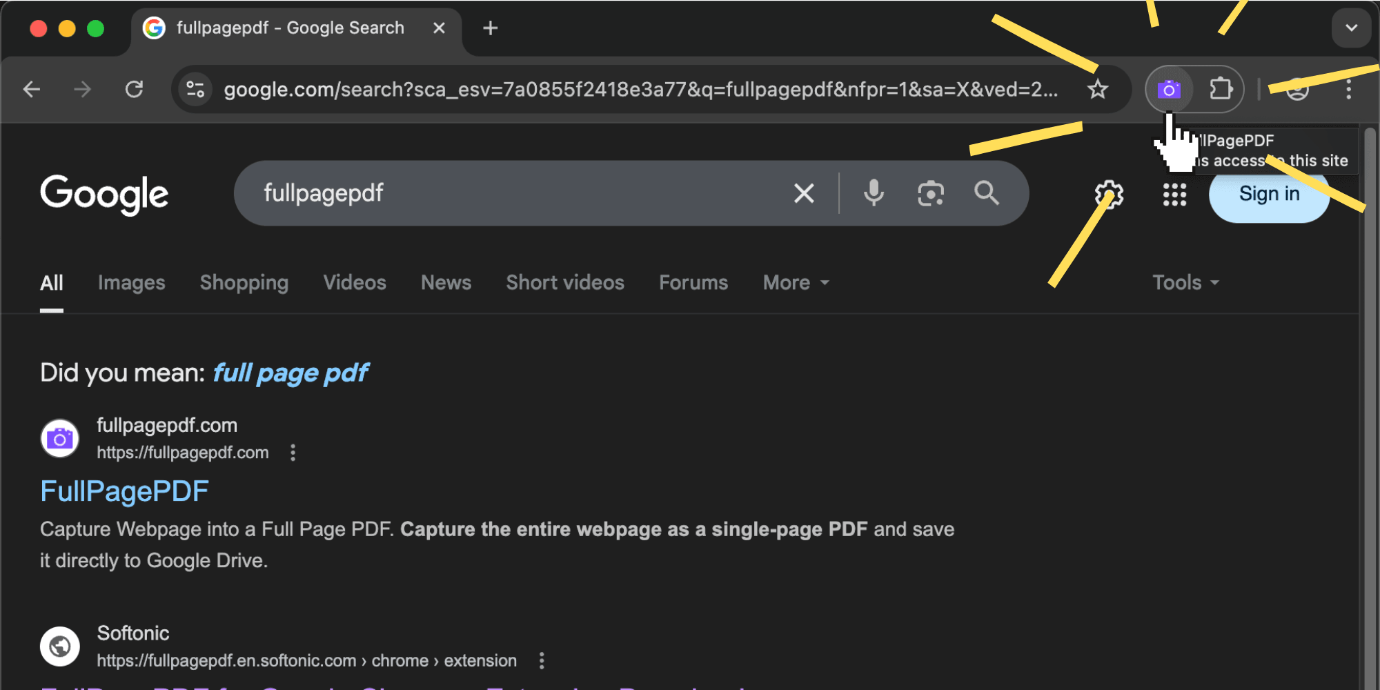 Step 02: Click to Capture